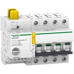 SCHNEIDER ELECTRIC Disjoncteur 40A 4P Courbe C 15kA Type H à Commande Intégrée Avec Interface TI24 13 Modules REFLEX IC60H SCHNEIDER A9C65440