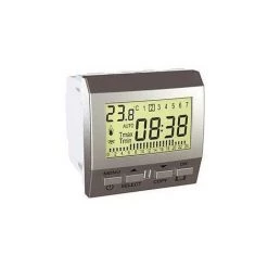 SCHNEIDER ELECTRIC Thermostat Programmable Hebdomadaire Alu Encastré 5-8A 230V 2 Modules UNICA SCHNEIDER -SCHNEIDER ELECTRIC Soldes 11337639 3