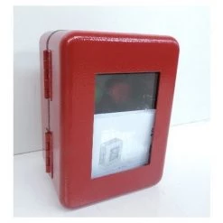 SCHNEIDER ELECTRIC Coffret De Sécurité Pour Chaufferie Rouge 180X130X55mm à Clé Avec 2 Voyant + CDP D'arrêt D'urgence IK09 IP55 SCHNEIDER 57772