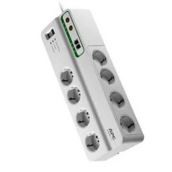 SCHNEIDER ELECTRIC Multipresa 8 Postes Avec Telephone Et Protection Coassiale 230v Pmf83vt-fr