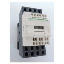 SCHNEIDER ELECTRIC Contacteur 25A 4P 440V AC-1 Contact 4F (4NO) Aux 1F 1O Bobine 230V CA 50-60Hz Bornes à Ressort TESYS Schneider LC1DT253P7