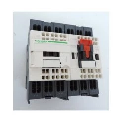 SCHNEIDER ELECTRIC Contacteur Inverseur 9A 3P 440V AC-3 Contact 3F (3NO) Aux 1F 1O Bobine 115V CA 50-60Hz Bornes Ressort TESYS Schneider LC2D093FE7