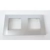 SCHNEIDER ELECTRIC Plaque De Finition Double Aluminium 2 Postes Horizontale Pour Appareillage ALTIRA SCHNEIDER ALB46652