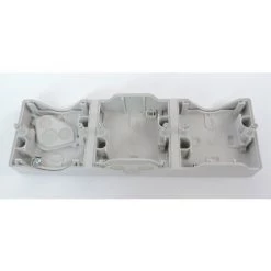 SCHNEIDER ELECTRIC Boîtier Apparent 3 Postes Gris Horizontal 227X72.5X38mm Pour Appareillage étanche Composable IP55 MUREVA SCHNEIDER ENN37913