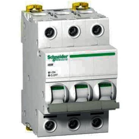 SCHNEIDER ELECTRIC - ACTI9 INTER-SECTIONNEUR ISW 3P 40 À 125A - 63A A9S65363 1 SCHNEIDER ELECTRIC - ACTI9 INTER-SECTIONNEUR ISW 3P 40 À 125A - 63A A9S65363