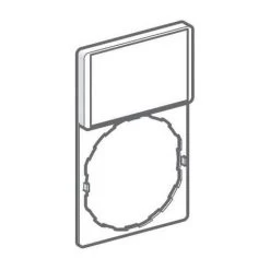 PORTE-ÉTIQUETTE SCHNEIDER ELECTRIC ZBZ32 (L X L) 30 MM X 40 MM NOIR, ROUGE 1 PC(S)