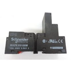 SCHNEIDER ELECTRIC Embase 8 Contacts Séparés Connecteurs à Vis Pour Relais Série RSZ Pose Rail DIN SCHNEIDER RXZE2S108M