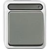 Interrupteur, Interrupteur Va-et-vient, Interrupteur Avec Témoin Lumineux Schneider Electric 4074976 AQUASTAR Gris Clai - Gris Clair