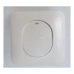 SCHNEIDER ELECTRIC Interrupteur Va-et-vient 10A Lumineux Témoin/localisation 250V Avec Led 1.5mA Fixation Griffes OVALIS SCHNEIDER S265263