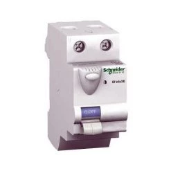 SCHNEIDER ELECTRIC Interrupteur Différentiel 25A 2P 30mA Type AC Embrochable (non Peignable) IDClic XE SCHNEIDER 16157