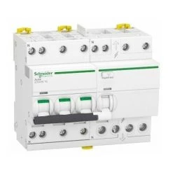 SCHNEIDER ELECTRIC Disjoncteur Différentiel 25A - IDD40N Acti9 - 10kA - Courbe C - 3P+N - 300mA