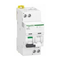 SCHNEIDER ELECTRIC Disjoncteur Différentiel "départ" 20A - IDD40T Acti9 - 6kA - Courbe C - 1P+N - 30mA