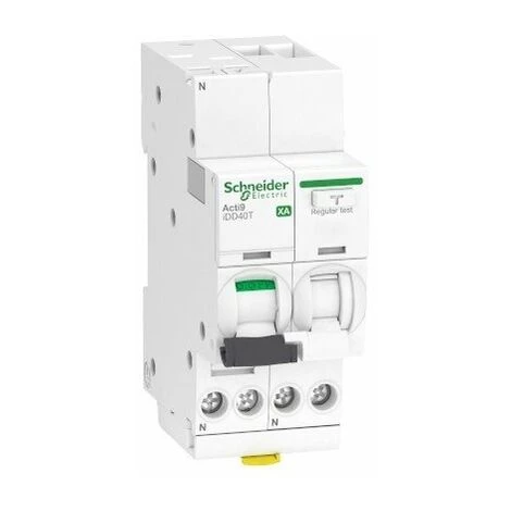 SCHNEIDER ELECTRIC Disjoncteur Différentiel "départ" - Bornes Auto - 16A - IDD40T XA Acti9 - 6kA - Courbe C - 1P+N - 30mA 1 SCHNEIDER ELECTRIC Disjoncteur Différentiel "départ" - Bornes Auto - 16A - IDD40T XA Acti9 - 6kA - Courbe C - 1P+N - 30mA