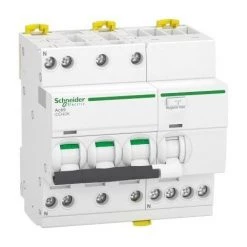 SCHNEIDER ELECTRIC Disjoncteur Différentiel "départ" 40A - IDD40K Acti9 - 4.5kA - Courbe C - 3P+N - 300mA