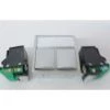 Prise Reseau Double 2x RJ45 CAT5E UTP Alu Format 45x45mm ALTIRA SCHNEIDER ELECTRIC ALB46325N