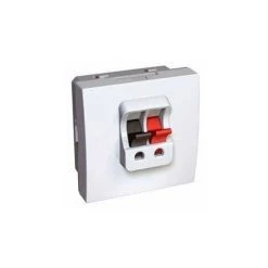SCHNEIDER ELECTRIC Prise Haut-parleurs Altira - Simple - Blanc - Blanc