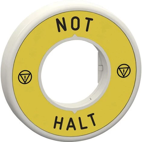 Schneider Electric ZBY9W2M230 Porte-étiquette (Ø) 60 Mm Jaune, Gris 1 Pc(s) - Jaune, Gris 2 Schneider Electric ZBY9W2M230 Porte-étiquette (Ø) 60 Mm Jaune, Gris 1 Pc(s) - Jaune, Gris – Image 2