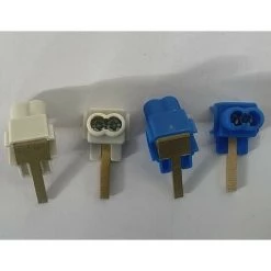 SCHNEIDER ELECTRIC Jeu De 4 Connecteurs à Languette 25mm² 1P (2 Borniers Bleus + 2 Gris) Pour Raccordement Electrique DuoLine XP SCHNEIDER 14875 -SCHNEIDER ELECTRIC Soldes 20477777 4