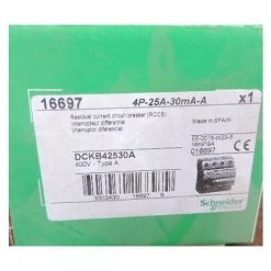 SCHNEIDER ELECTRIC Interrupteur Differentiel 25A 4P 30mA Type A Tri 380V Bornes Vis DOMAE SCHNEIDER 16697 -SCHNEIDER ELECTRIC Soldes 20477792 3