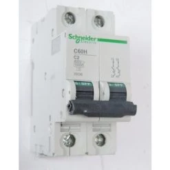 SCHNEIDER ELECTRIC Disjoncteur 2A 2P Courbe C 10kA Bornes Vis C60H SCHNEIDER 25036