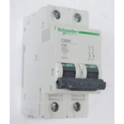 SCHNEIDER ELECTRIC Disjoncteur 20A 2P Courbe C 10kA Bornes Vis C60H SCHNEIDER 25044