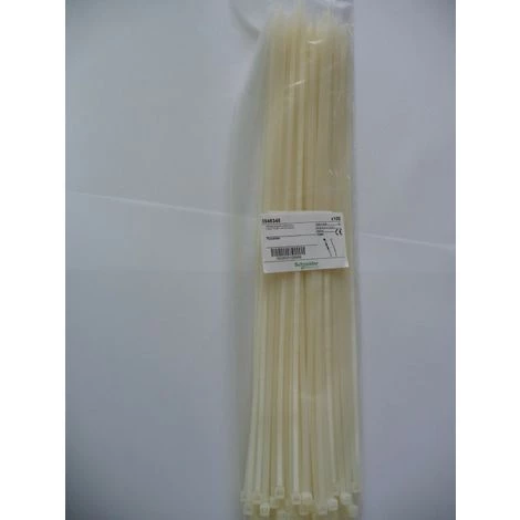 SCHNEIDER ELECTRIC Collier Serre-câble Blanc 430x4.8mm (blister De 100) Pour Fixation De Fils Et Câbles Ø 120mm Intérieur SCHNEIDER 3946345 1 SCHNEIDER ELECTRIC Collier Serre-câble Blanc 430x4.8mm (blister De 100) Pour Fixation De Fils Et Câbles Ø 120mm Intérieur SCHNEIDER 3946345