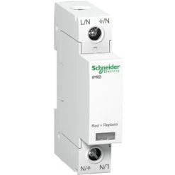 SCHNEIDER ELECTRIC Parasurtenseur Modulaire 1P 15kA à Cartouche Débrochable 350V IPRD40 SCHNEIDER A9L40100