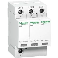 SCHNEIDER ELECTRIC Parafoudre Modulaire 3P 40kA 460V IT Avec Report De Signalisation IPRD 40r Acti9 SCHNEIDER A9L40321