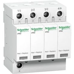 SCHNEIDER ELECTRIC Parafoudre Modulaire 4P 40kA 460V IT Avec Report De Signalisation IPRD 40r Acti9 SCHNEIDER A9L40421