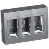 SCHNEIDER ELECTRIC Boîte Saillie 3x2 Postes De Concentration Alu 3 Colonnes Pour Pose Appareillage 45x45mm Altira SCHNEIDER ALB46456N