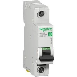 SCHNEIDER ELECTRIC Disjoncteur 40A 1P Courbe C 10kA 250V DC Bornes Vis C60H Multi9 SCHNEIDER M9U21140