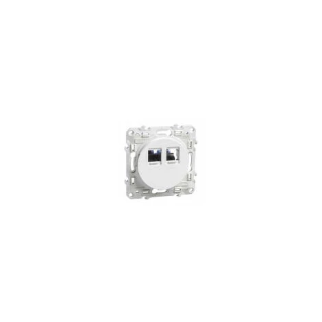 SCHNEIDER ELECTRIC ODACE PRISE DOUBLE RJ45 BLANC GRADE 1 TÉLÉPHONE INFORMATIQUE CAT. 6 UTP SCHNEIDER S520485 3 SCHNEIDER ELECTRIC ODACE PRISE DOUBLE RJ45 BLANC GRADE 1 TÉLÉPHONE INFORMATIQUE CAT. 6 UTP SCHNEIDER S520485 – Image 3