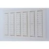 Carte Avec 72 Repères à Clipser 5mm - 6 Barrettes - Vierge - Blanc SCHNEIDER ELECTRIC NSYTRABPV5