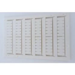 Carte Avec 72 Repères à Clipser 5mm - 6 Barrettes - Vierge - Blanc SCHNEIDER ELECTRIC NSYTRABPV5