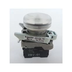 Voyant De Signalisation Lumineux DELintégrée Atex Cabochon Dépassant Lisse Blanc Ø 22mm Harmony XB4 SCHNEIDER ELECTRIC XB4BVG1EX