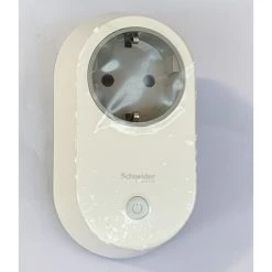 Lot De 3 Prises 2P+T SCHUKO (allemand) Radiocommandées Blanches Sans Fil Avec Telecommande 433MHz SCHNEIDER ELECTRIC CCTSA94001