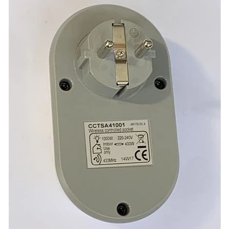 Lot De 3 Prises 2P+T SCHUKO (allemand) Radiocommandées Blanches Sans Fil Avec Telecommande 433MHz SCHNEIDER ELECTRIC CCTSA94001 2 Lot De 3 Prises 2P+T SCHUKO (allemand) Radiocommandées Blanches Sans Fil Avec Telecommande 433MHz SCHNEIDER ELECTRIC CCTSA94001 – Image 2