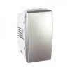 Interrupteur Va Et Vient 10A Aluminium 1 Module Connexion Auto UNICA SCHNEIDER ELECTRIC MGU3.103.30