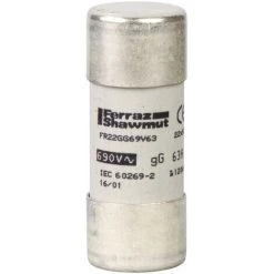 TeSys DF Cartouche Fusible NFC 22x58mm Cylindrique GG 50A Sans Voyant SCHNEIDER ELECTRIC DF2FN50