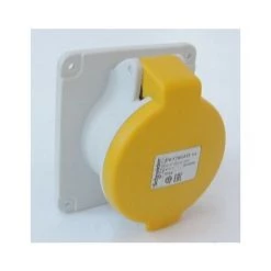 PratiKa Socle De Prise Industrielle Droite 16 A 3P+N+T 100-130 V CA IP44 SCHNEIDER ELECTRIC PKY16G415