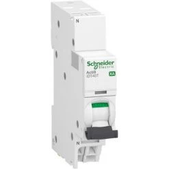 SCHNEIDER Acti9 IDT40 XA - Disjoncteur Modulaire Bornes Auto - 1P+N - 10A - C - 4500A/6 KA