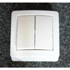 SCHNEIDER ELECTRIC Mecanisme Complet Double Va Et Vient Saillie Blanc ALREA SCHNEIDER ALB62056 -SCHNEIDER ELECTRIC Soldes 29381667 4