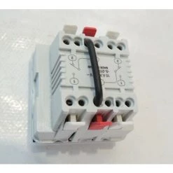 SCHNEIDER ELECTRIC Double Va Et Vient 10A Blanc Design Connexion Rapide Complet Avec Support 2M Et Plaque UNICA -SCHNEIDER ELECTRIC Soldes 29381671 5