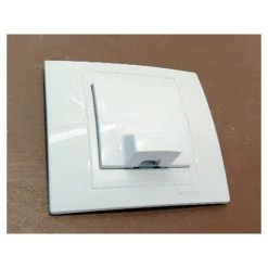 SCHNEIDER ELECTRIC Sortie De Cable 16A 3 Bornes à Vis Pour Cable 2,5mm² Blanche Avec Support 2M Et Plaque UNICA