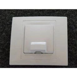 SCHNEIDER ELECTRIC Sortie De Cable 16A 3 Bornes à Vis Pour Cable 2,5mm² Blanche Avec Support 2M Et Plaque UNICA -SCHNEIDER ELECTRIC Soldes 29381673 5