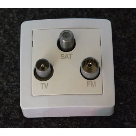 SCHNEIDER ELECTRIC Prise TV FM SAT Blanche 1E-3S Saillie Complet Avec Cadre ALB61441P ALREA SCHNEIDER ALB62329 1 SCHNEIDER ELECTRIC Prise TV FM SAT Blanche 1E-3S Saillie Complet Avec Cadre ALB61441P ALREA SCHNEIDER ALB62329