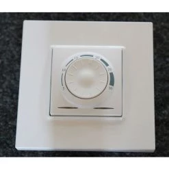 SCHNEIDER ELECTRIC Thermostat 8A NO+NF Blanc Polaire 230V Encastré Complet Avec Support Et Plaque Altira SCHNEIDER