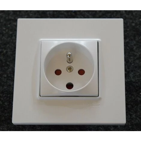 SCHNEIDER ELECTRIC Prise 2P+T 16A à Détrompage Mécanique Blanc Polaire Complet Avec Support Et Plaque ALTIRA SCHNEIDER 1 SCHNEIDER ELECTRIC Prise 2P+T 16A à Détrompage Mécanique Blanc Polaire Complet Avec Support Et Plaque ALTIRA SCHNEIDER