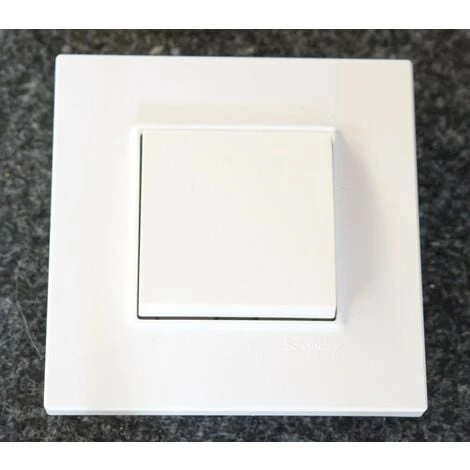 SCHNEIDER ELECTRIC Poussoir 16A NO à Fermeture Blanc Encastré Complet Avec Support Et Plaque ALTIRA SCHNEIDER 1 SCHNEIDER ELECTRIC Poussoir 16A NO à Fermeture Blanc Encastré Complet Avec Support Et Plaque ALTIRA SCHNEIDER