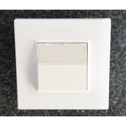 SCHNEIDER ELECTRIC Poussoir Porte-étiquette Lumineux 16A 1NO Encastré Complet Avec Support Et Plaque ALTIRA SCHNEIDER ALB45062-P